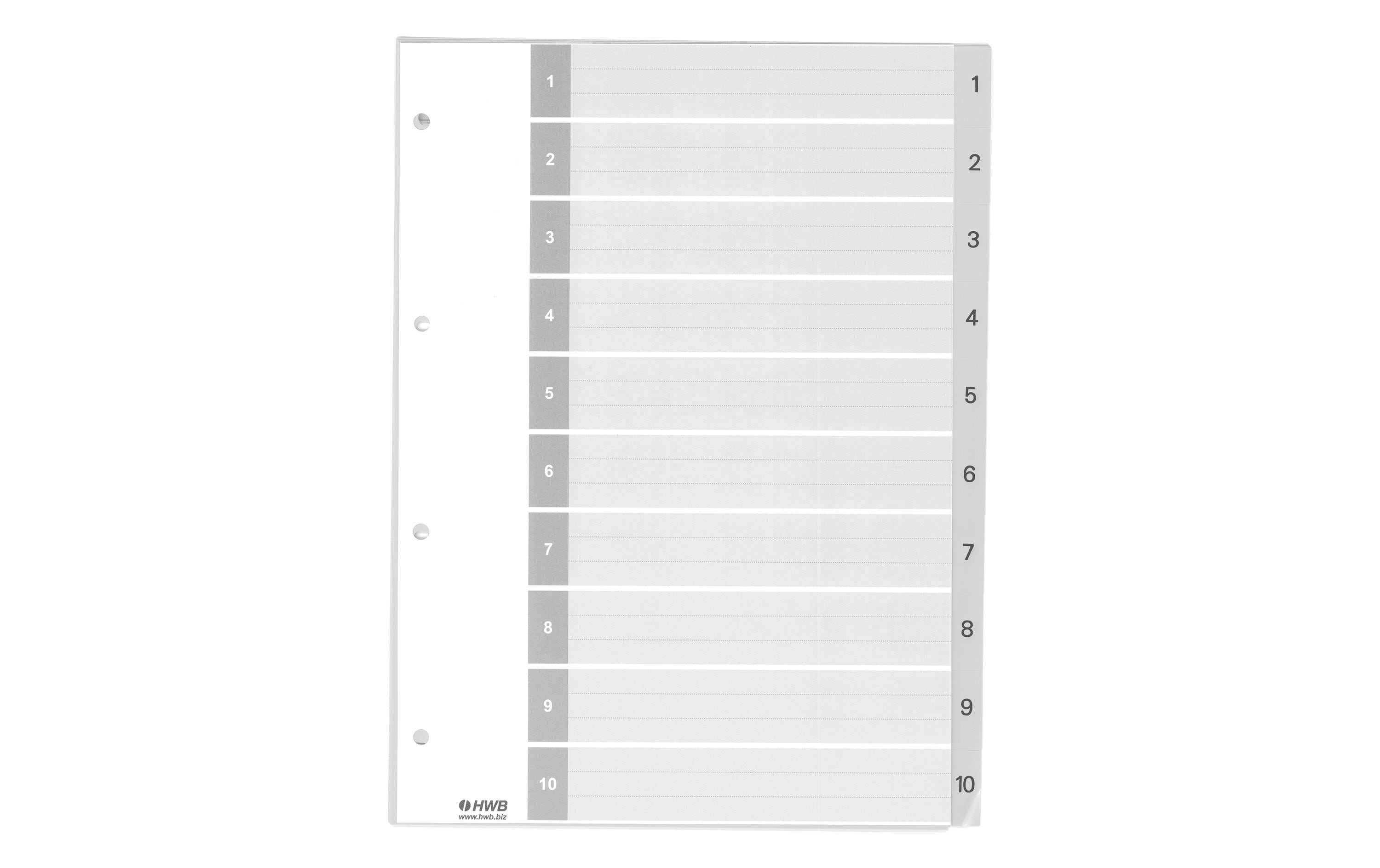 HWB, Register A4, PP 1-10