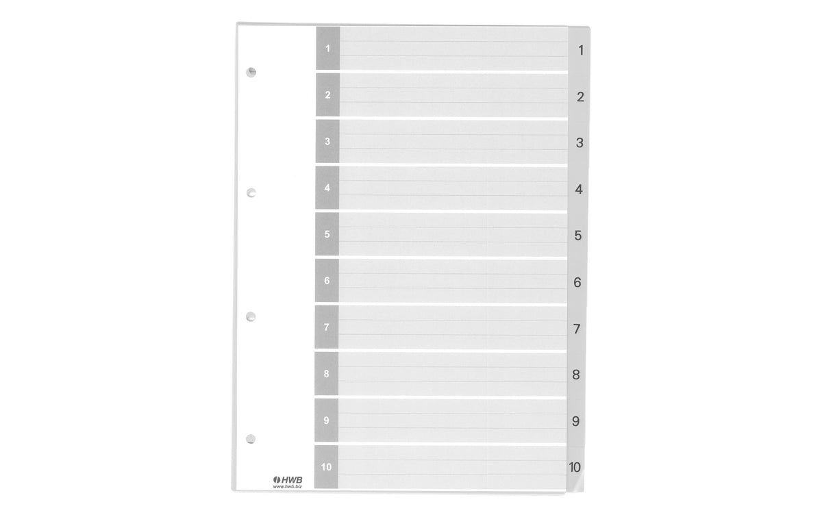 HWB, Register A4, PP 1-10
