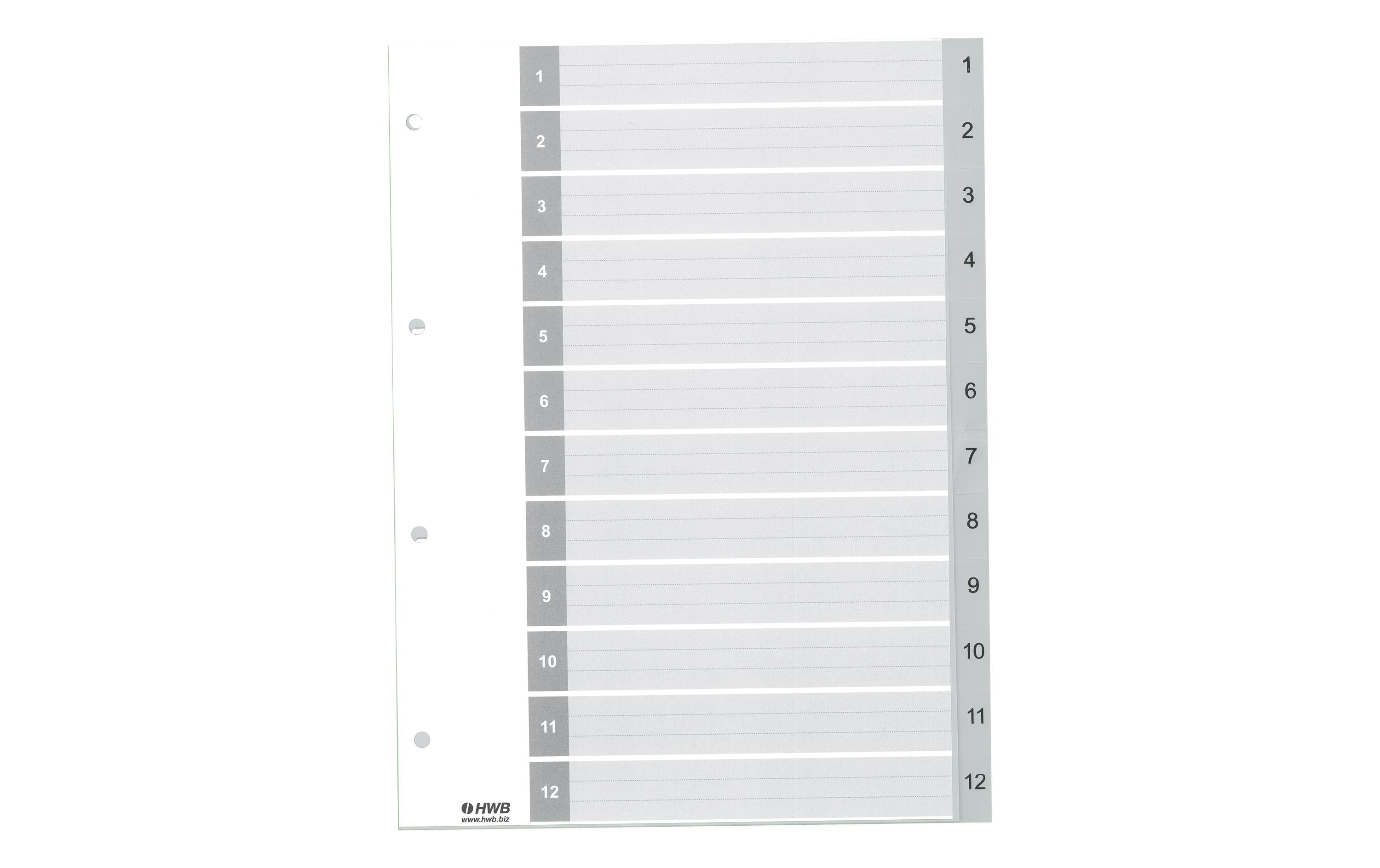 HWB, Register A4, PP 1-12
