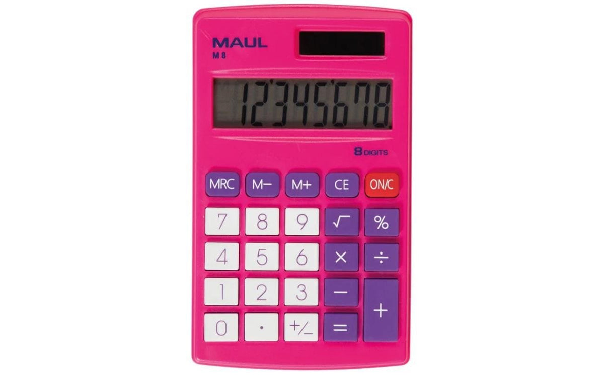 Maul, Taschenrechner M8 Pink