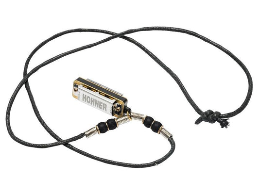 Hohner | Miniature Mini Harp Halskette BL | Mundharmonika, Mini, schwarz