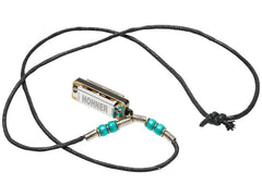 Hohner | Miniature Mini Harp Halskette LB | Mundharmonika, Mini, hellblau