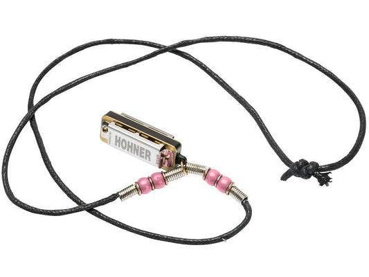 Hohner | Miniature Mini Harp Halskette PI | Mundharmonika, Mini, pink