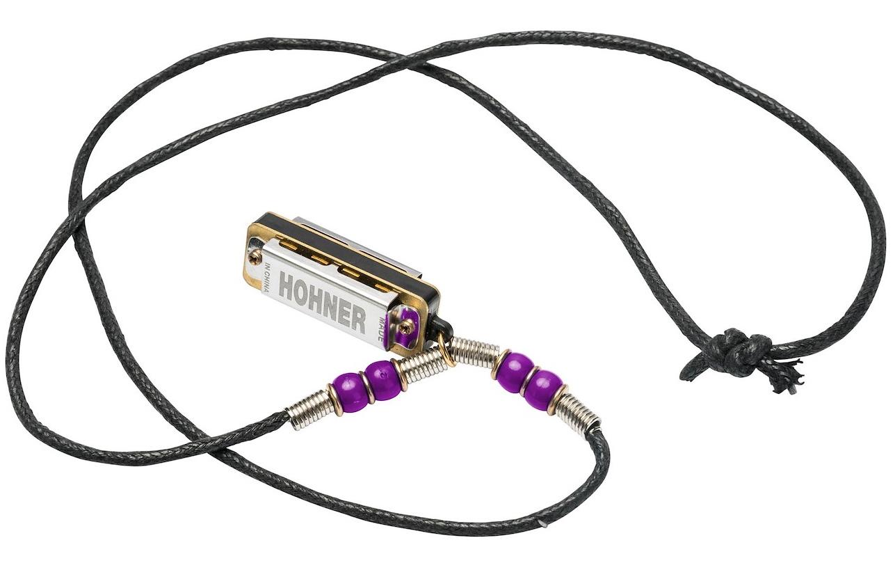 Hohner Miniature Mini Harp Halskette PU
