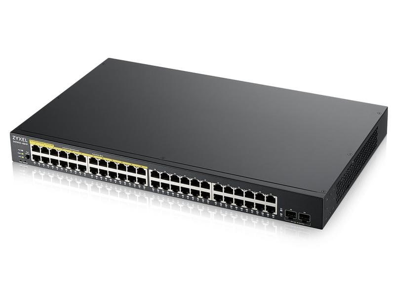 Zyxel | GS1900-48HP, 48Port-Switch V2, GB | PoE, 48 Ports, 170 Watt