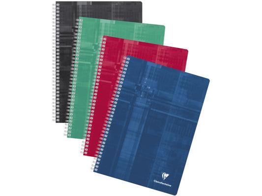 Clairefontaine | Spiralheft Matris ass. 5 Stk | A4, 5 mm kariert, 90 Blatt
