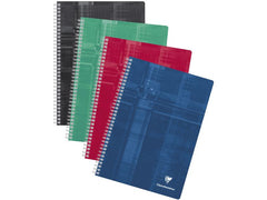 Clairefontaine | Spiralheft Matris ass. 5 Stk | A4, 5 mm kariert, 90 Blatt