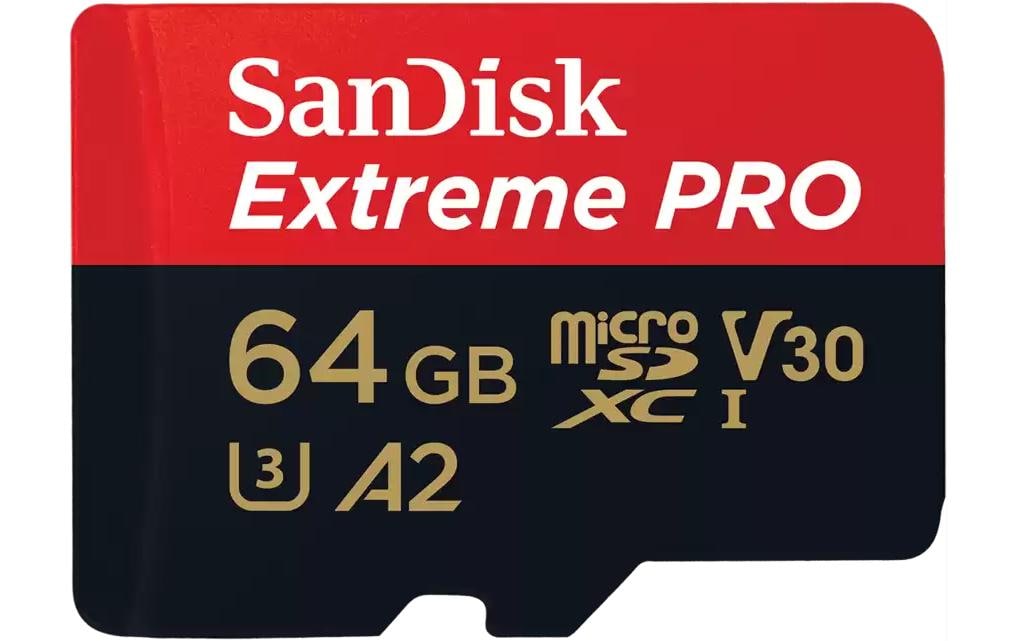 SanDisk, microSDXC-Karte Extreme PRO 64 GB