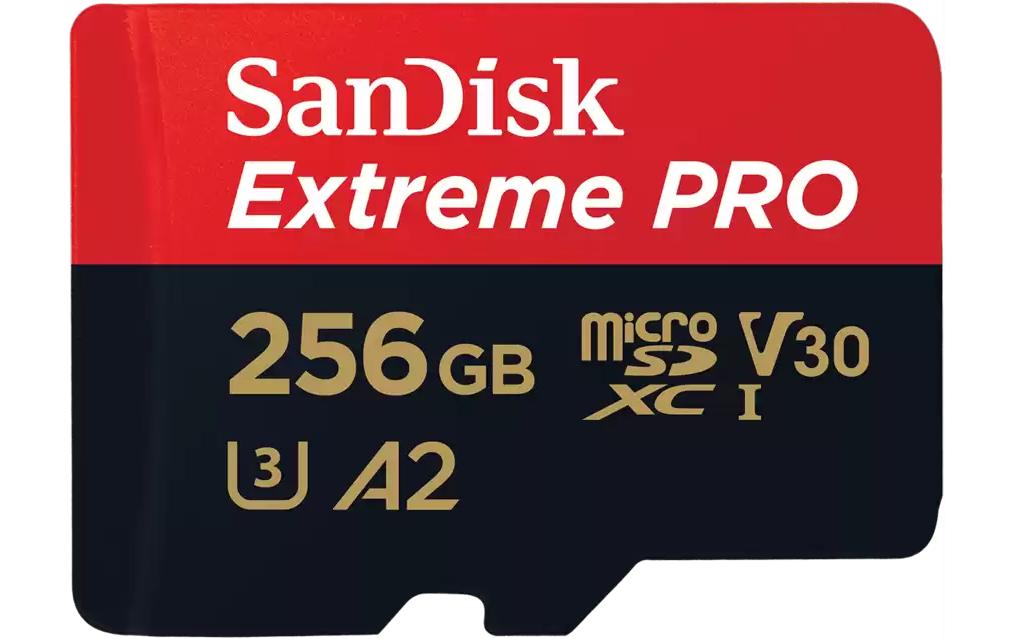 SanDisk, microSDXC-Karte Extreme PRO 256 GB