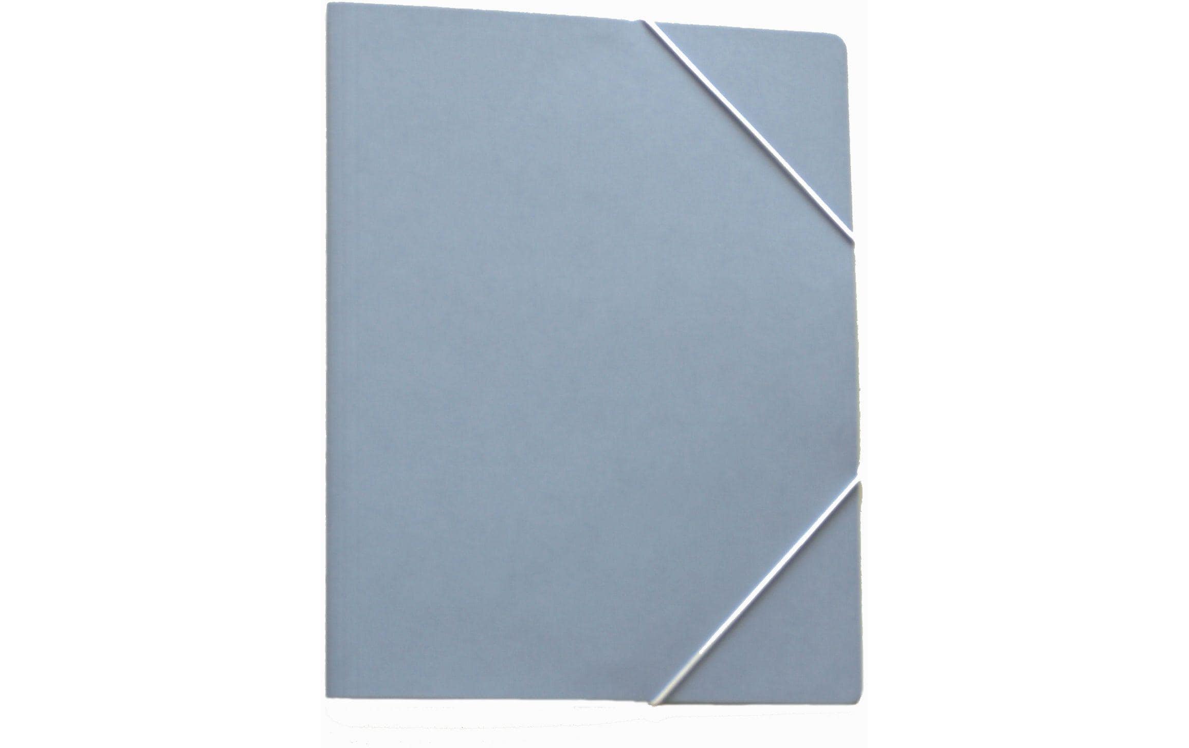 EROLA, Gummibandmappe A4 Karton, Blau