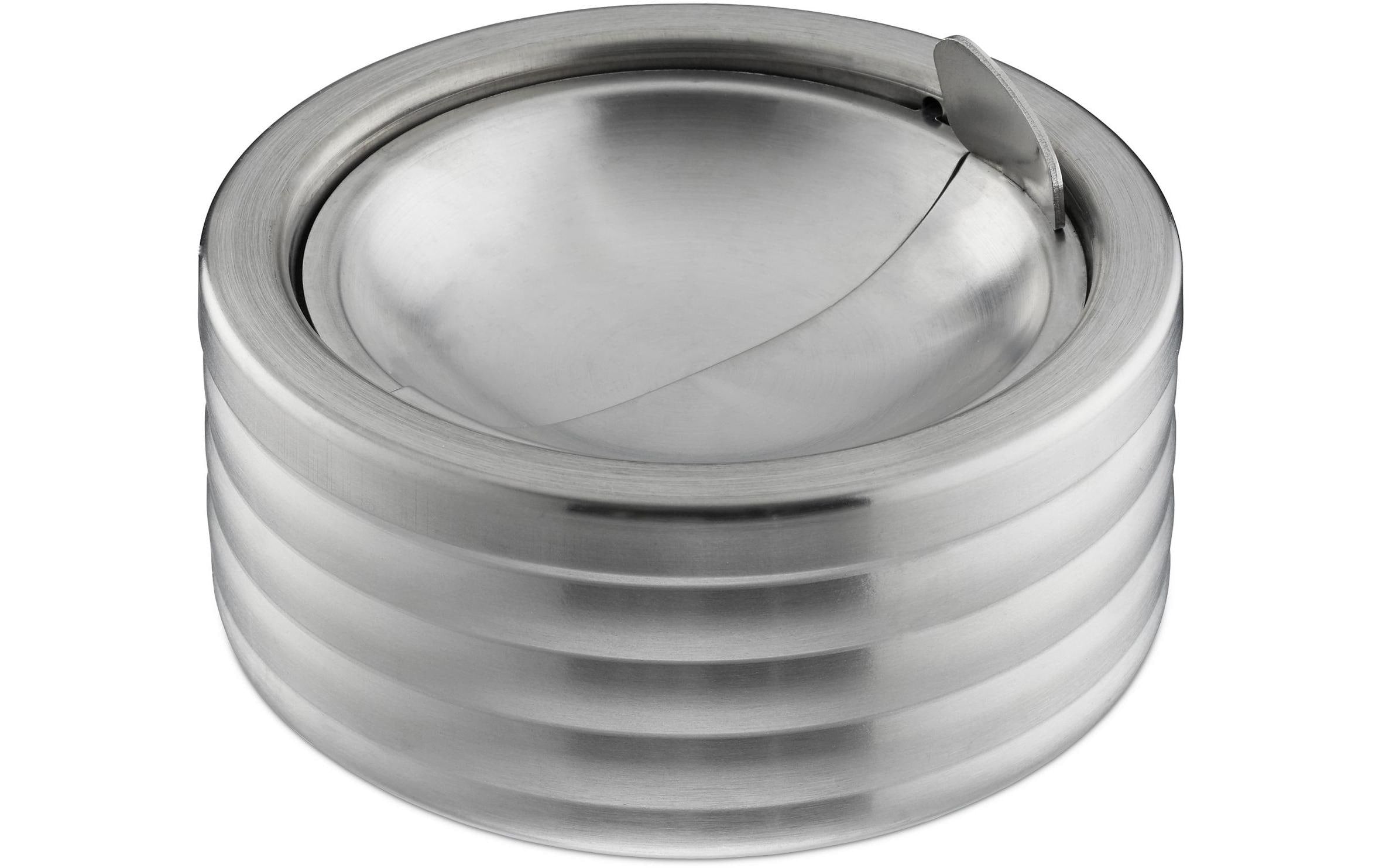 relaxdays Aschenbecher mit Deckel