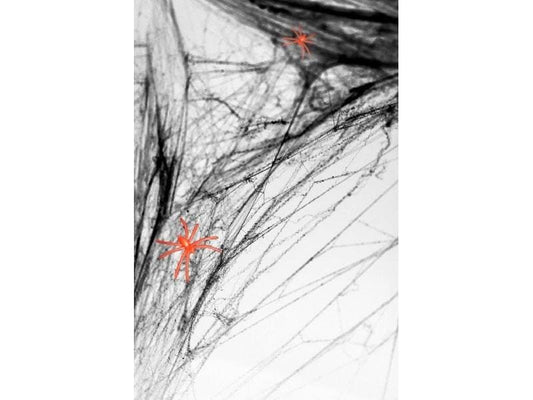 Partydeco | Halloween Spinnennetz | 60g, schwarz