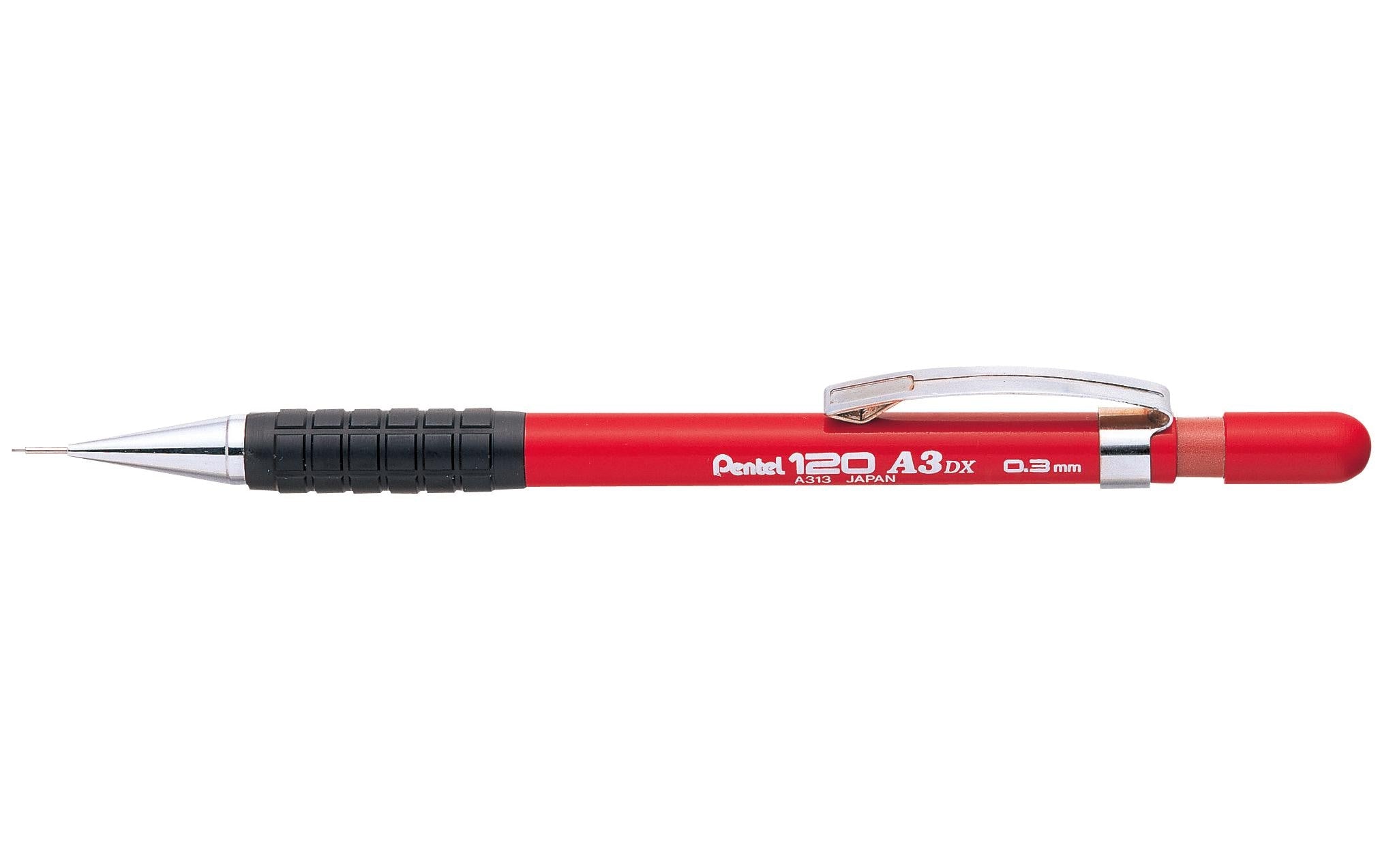 pentel, Minenbleistift 120 0.3 mm, Rot