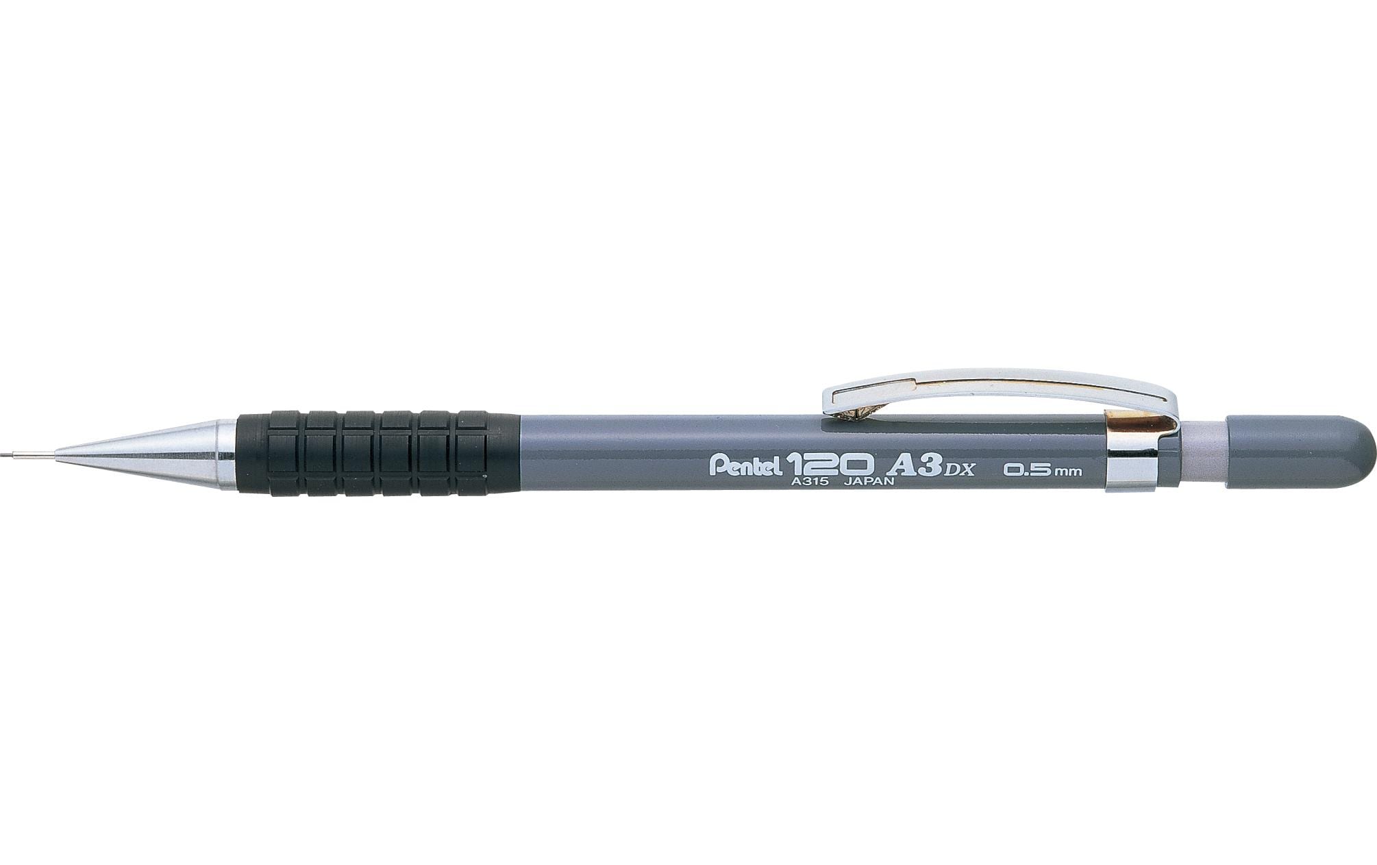 pentel, Minenbleistift 120 0.5 mm, Grau