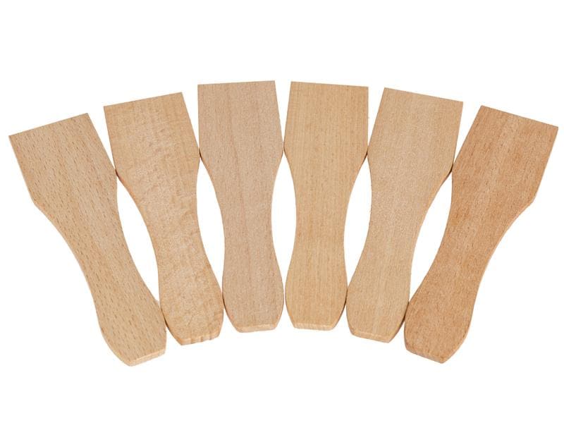 FURBER | Spachtel Holzgriff 6 Stk. | 6 Stück