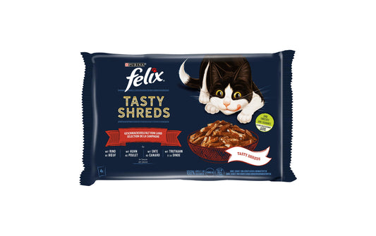 Felix Nassfutter Tasty Shreds Fleisch & Gef