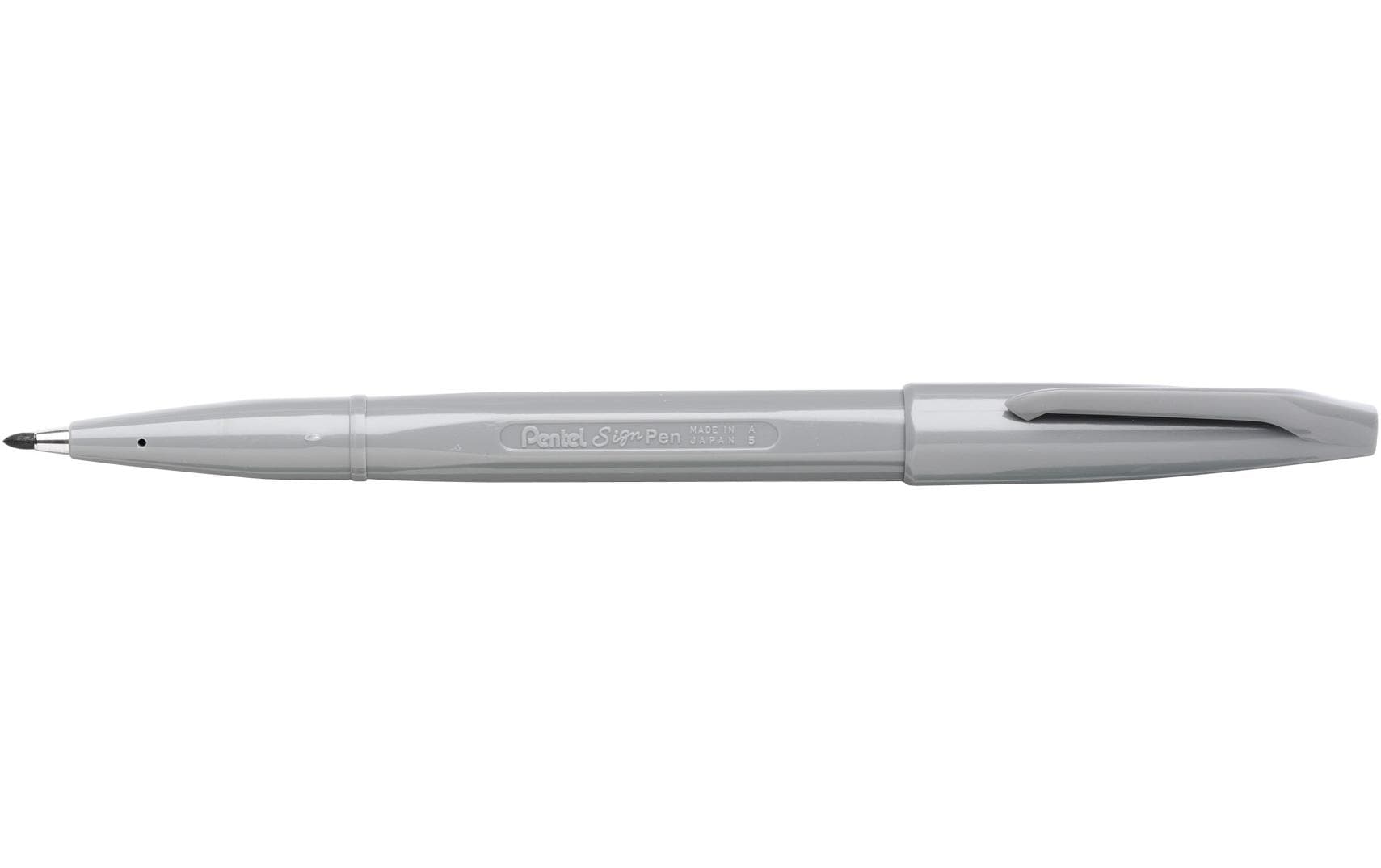 pentel, Filzstift Sign-Pen s520 1.0 mm, Gra