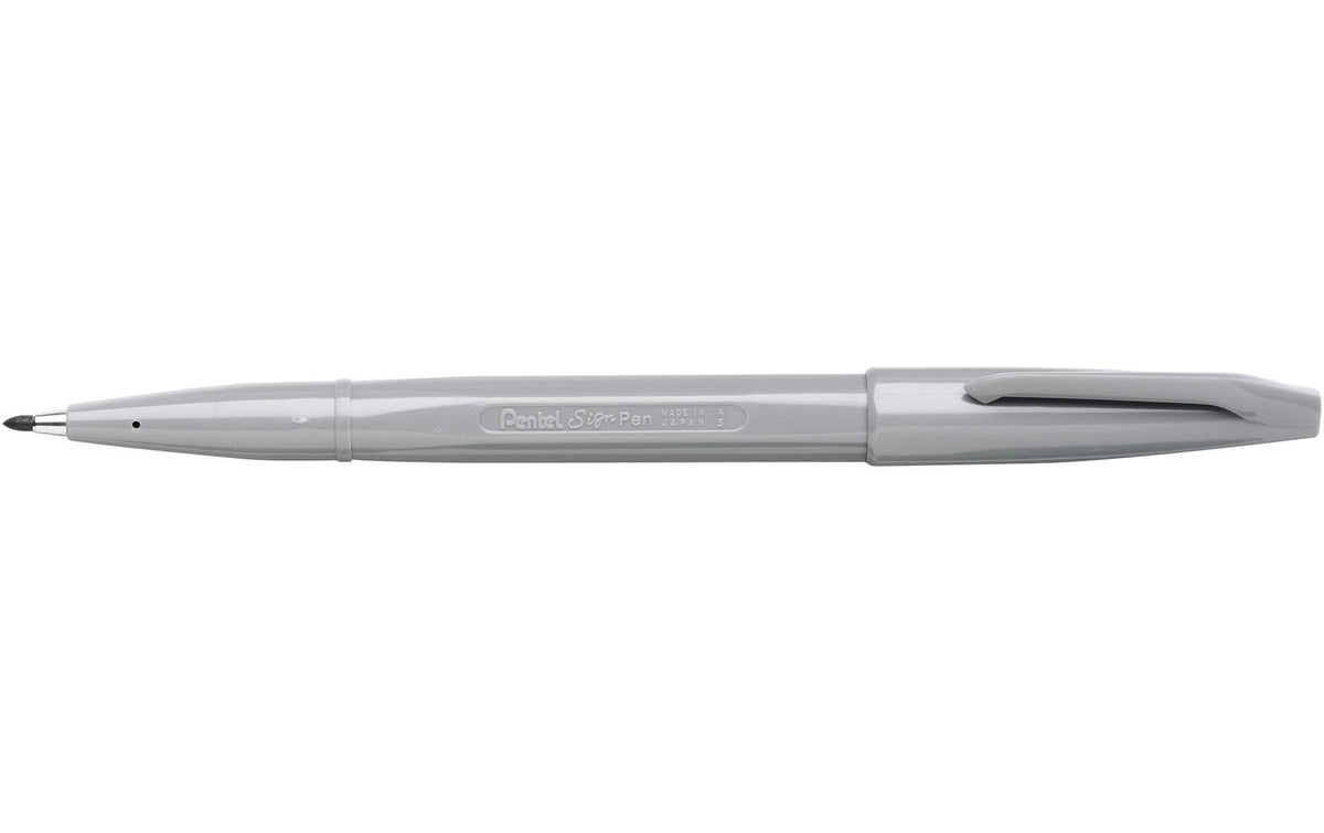 pentel, Filzstift Sign-Pen s520 1.0 mm, Gra