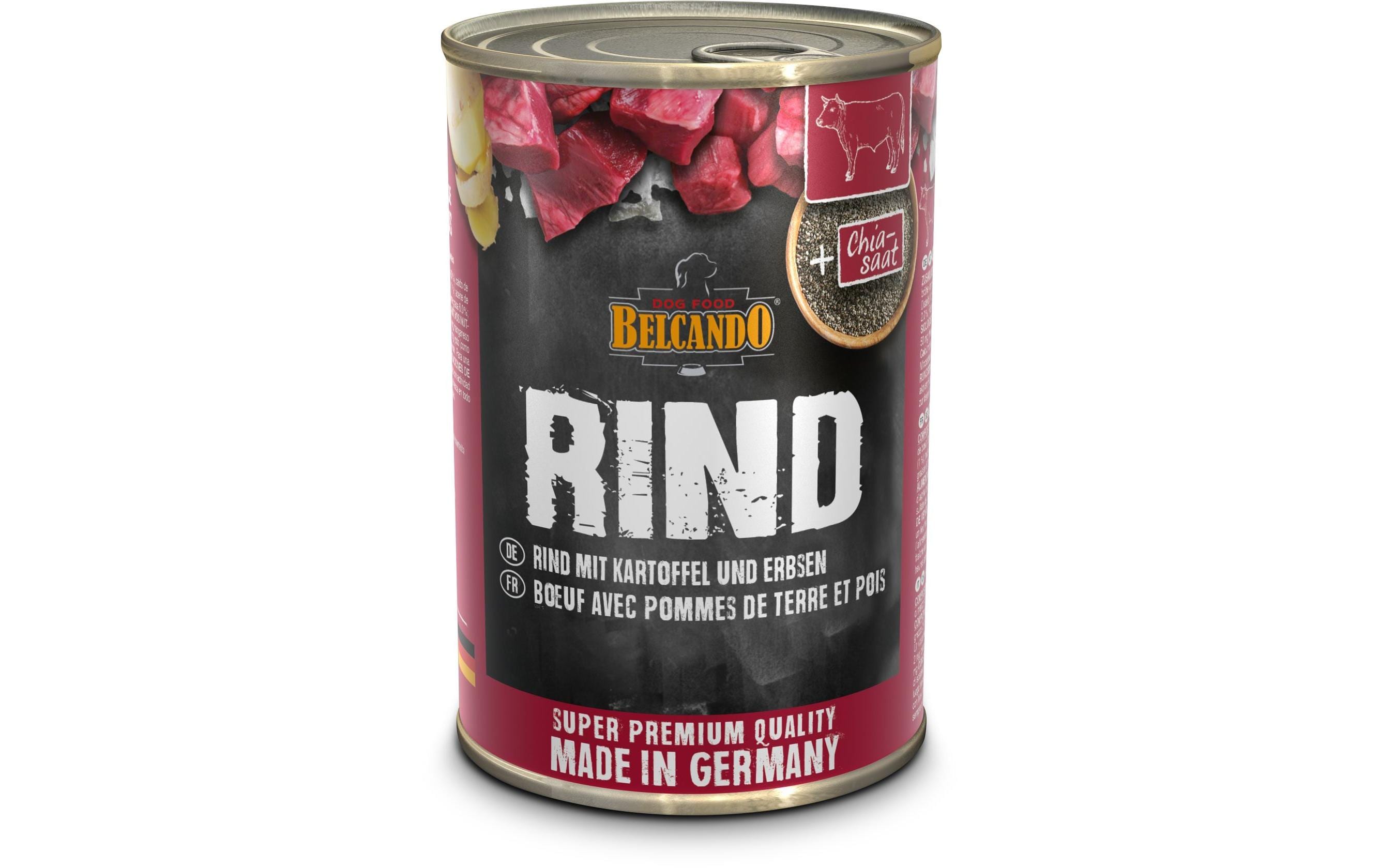 Belcando, Nassfutter Rind mit Kartoffel & E