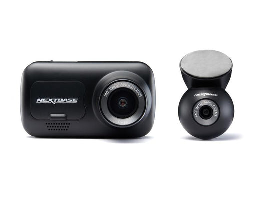 Nextbase | Dashcam 222XRWC | Dash Cam Front 1080 p + Rear 720 p