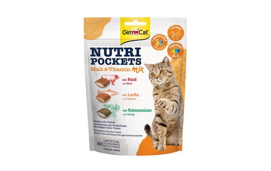 Gimpet | GimCat Nutri Pockets Malz+Vitamin Mix 150g