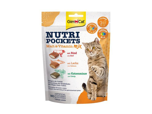 Gimpet | GimCat Nutri Pockets Malz+Vitamin Mix 150g