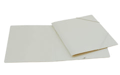 EROLA, Gummibandmappe A4 Pressspan Weiss