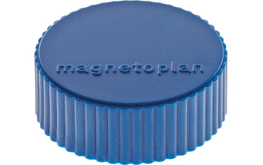 Magnetoplan | Haftmagnet Discofix Magnum Ø | 3.4 cm Dunkelblau, 10 Stück