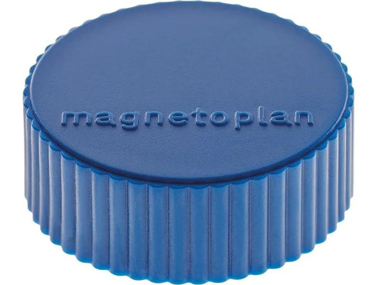Magnetoplan | Haftmagnet Discofix Magnum Ø | 3.4 cm Dunkelblau, 10 Stück