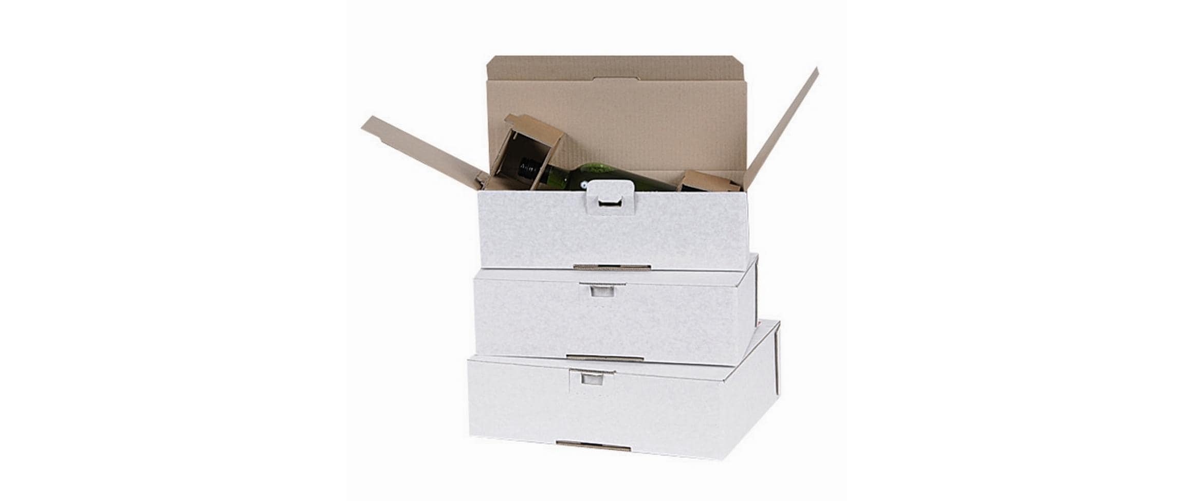Brieger Postversandverpackung VinoPac weiss