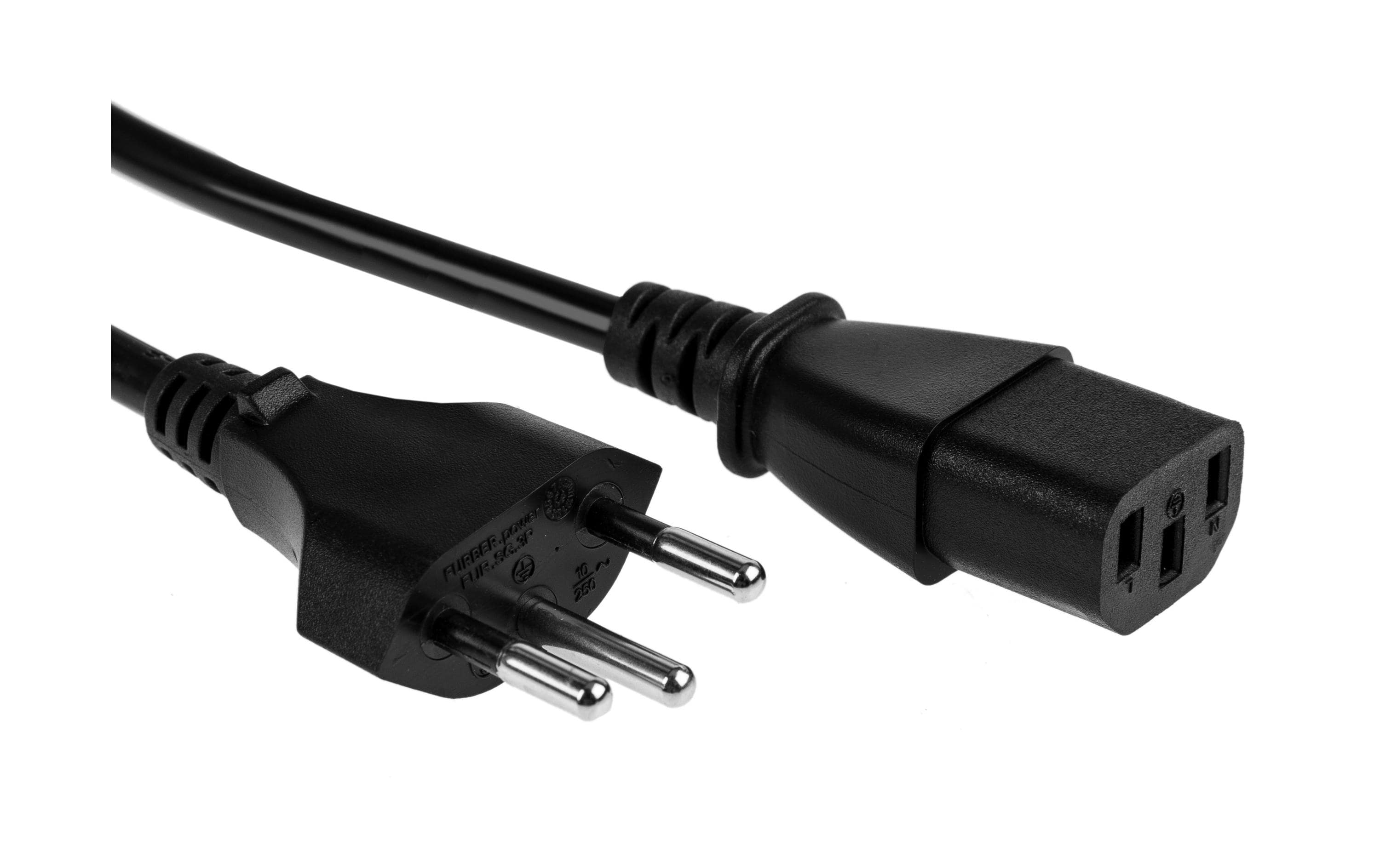 FURBER.power, Netzkabel C13-T12 3.0 m Schwa
