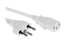 F.power Netzkabel C13-T12 1.8m ws