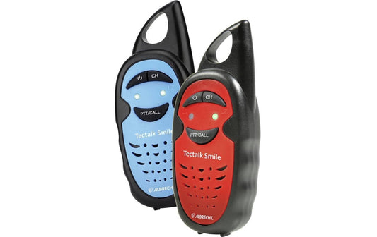 Albrecht | Funkgerät Tectalk Smile | Walkie Talkie, 3 Kanäle, 3km Reichweite