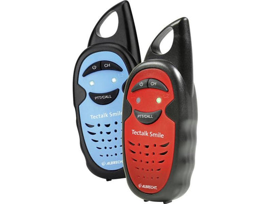 Albrecht | Funkgerät Tectalk Smile | Walkie Talkie, 3 Kanäle, 3km Reichweite