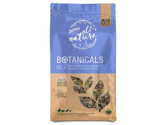 Bunny Nature | Bunny All Nature Alleinfutter | Hibiskusblüte und Petersilienstiele, 150g