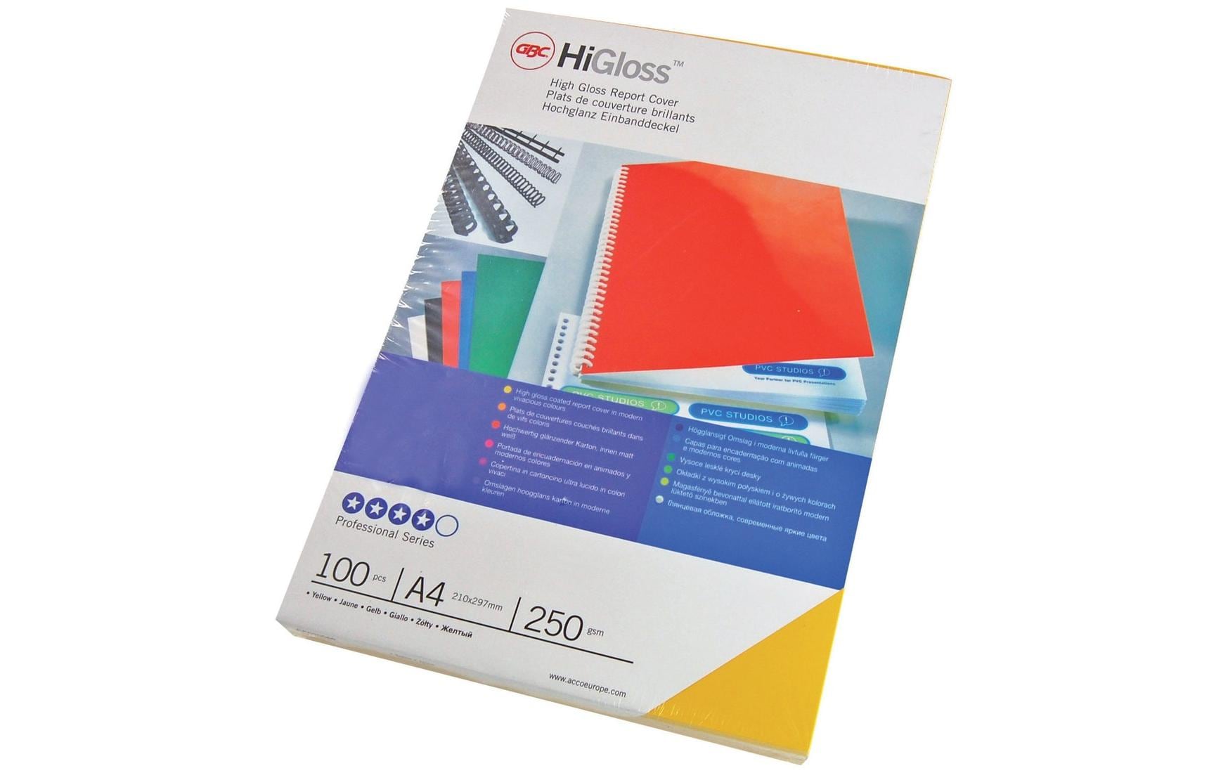 GBC, Einbanddeckel Hi Gloss A4 100 Stück, S