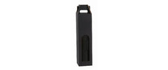 Brieger | Tragverpackung für Wein | 1 Flasche, 8.2 x 8.2 x 3.3 cm, schwarz