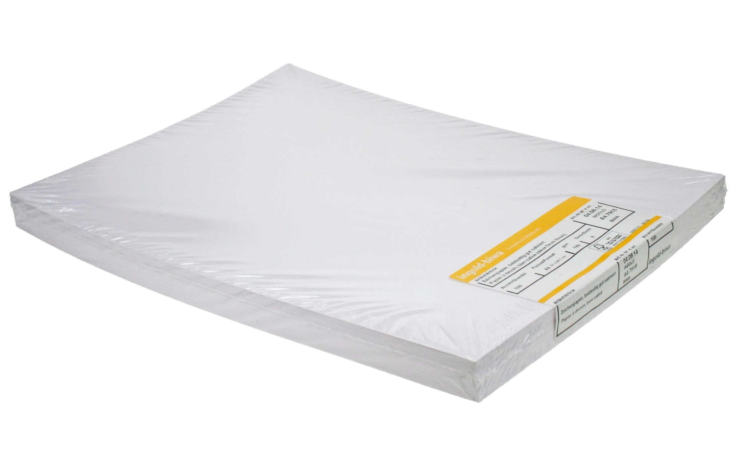 Ingold Zeichenpapier blanko A2, 180 g/m2