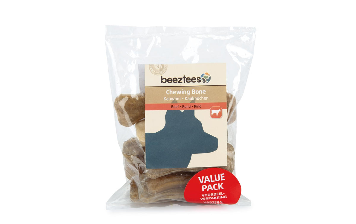 Beeztees, Kauknochen Rinderhaut, 7.5 cm, 10