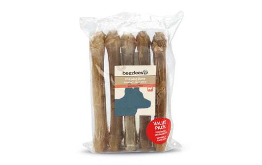 Beeztees, Kauknochen Rinderhaut, 21 cm, 5 S