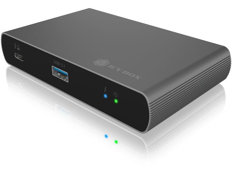 RAIDSONIC | ICY BOX IB-HUB801-TB4, 3x TB4 Hub TypeC | Aluminium, TB4, USB3.2, Video