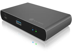 RAIDSONIC | ICY BOX IB-HUB801-TB4, 3x TB4 Hub TypeC | Aluminium, TB4, USB3.2, Video