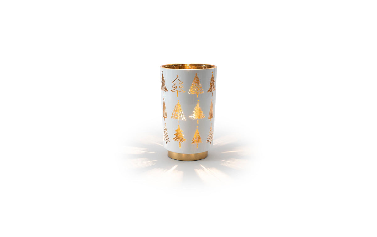 STT LED Glas White tree Lantern M