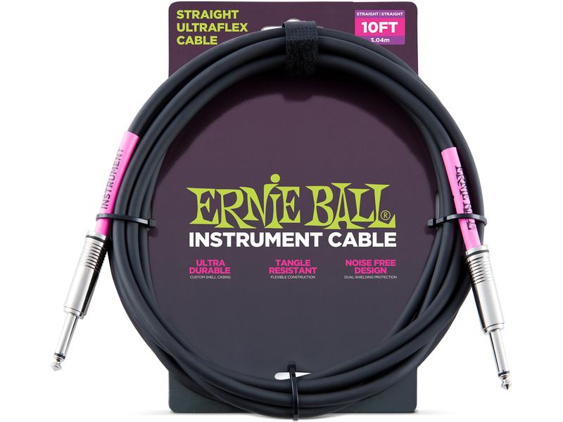 Ernie Ball | 6048 Kabel | Kabel, 3.04 m, schwarz