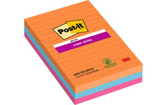Post-it Haftnotizen Super Sticky liniert