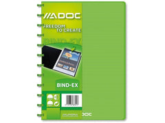 Adoc | Sichtbuch Bind-Ex Transparent | A4, grün