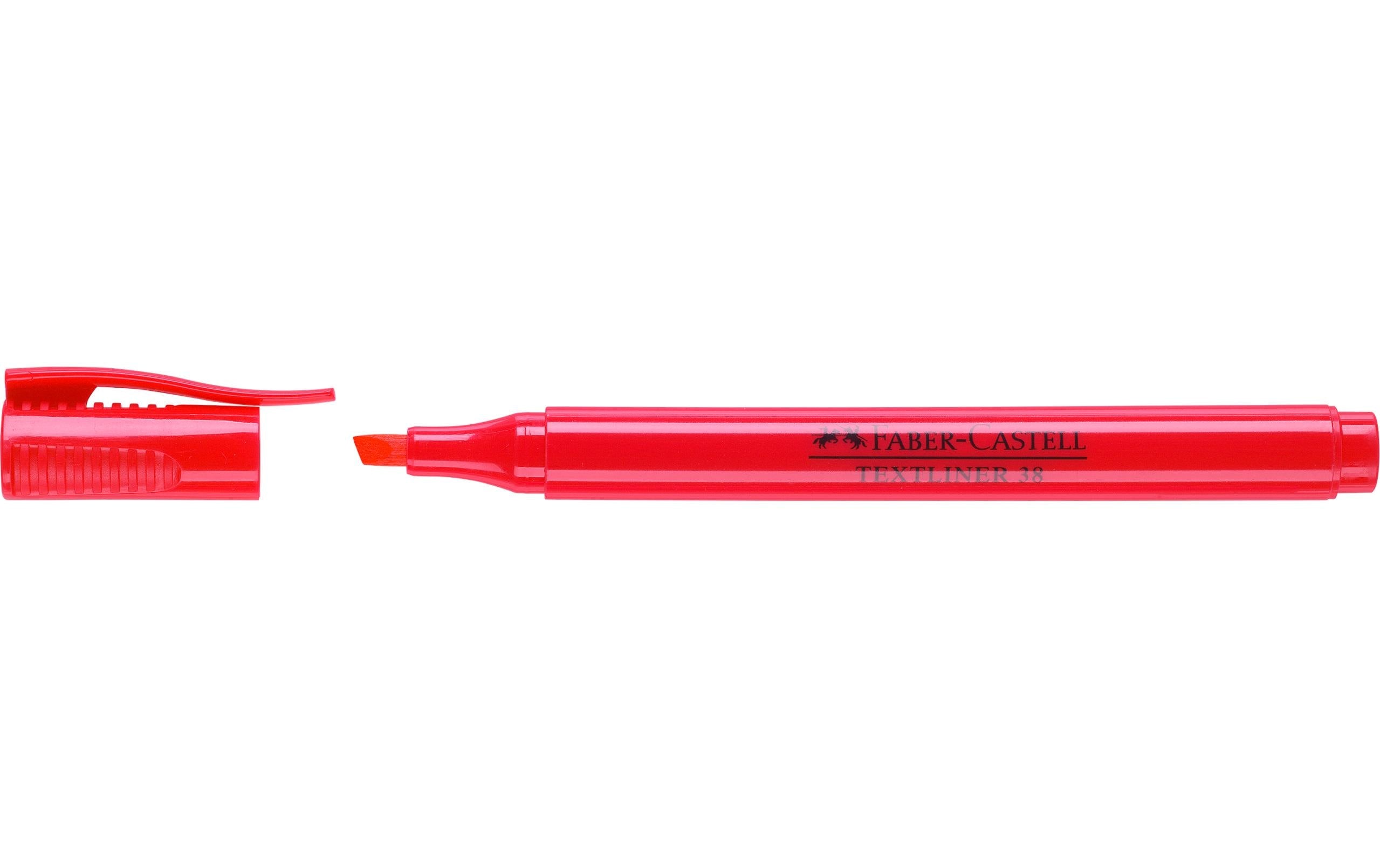 Faber-Castell, Textmarker 38 Rot