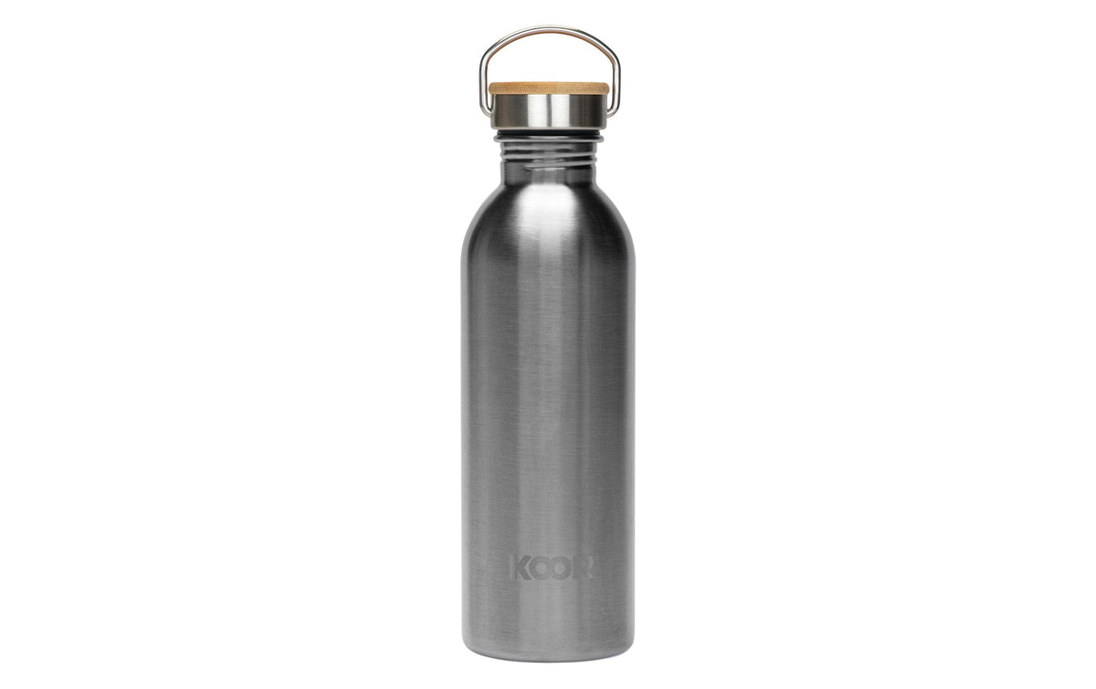 KOOR, Trinkflasche Acciaio Legno 1 L