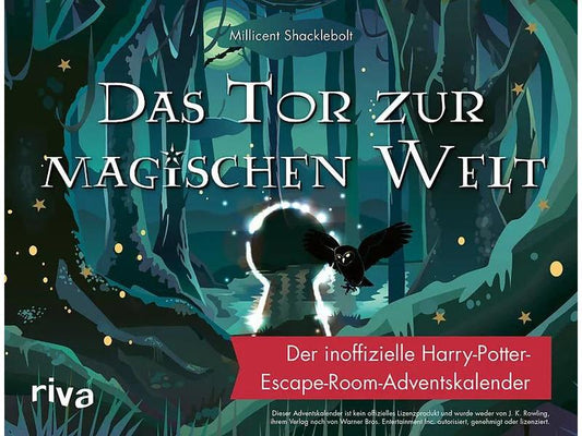 Literatur diverse | Riva-Verlag Adventskalender HarryPotter Esc | EscapeRoom, 24 Rätsel, Hardcoverbuch
