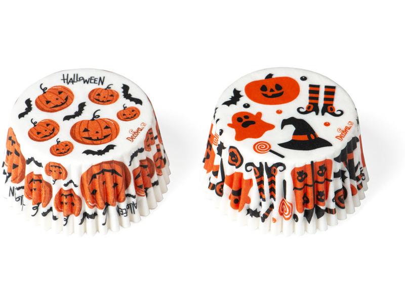 Decora | Backförmchen Halloween | ø 50 x 32 h mm Verpackung : 36 Stück